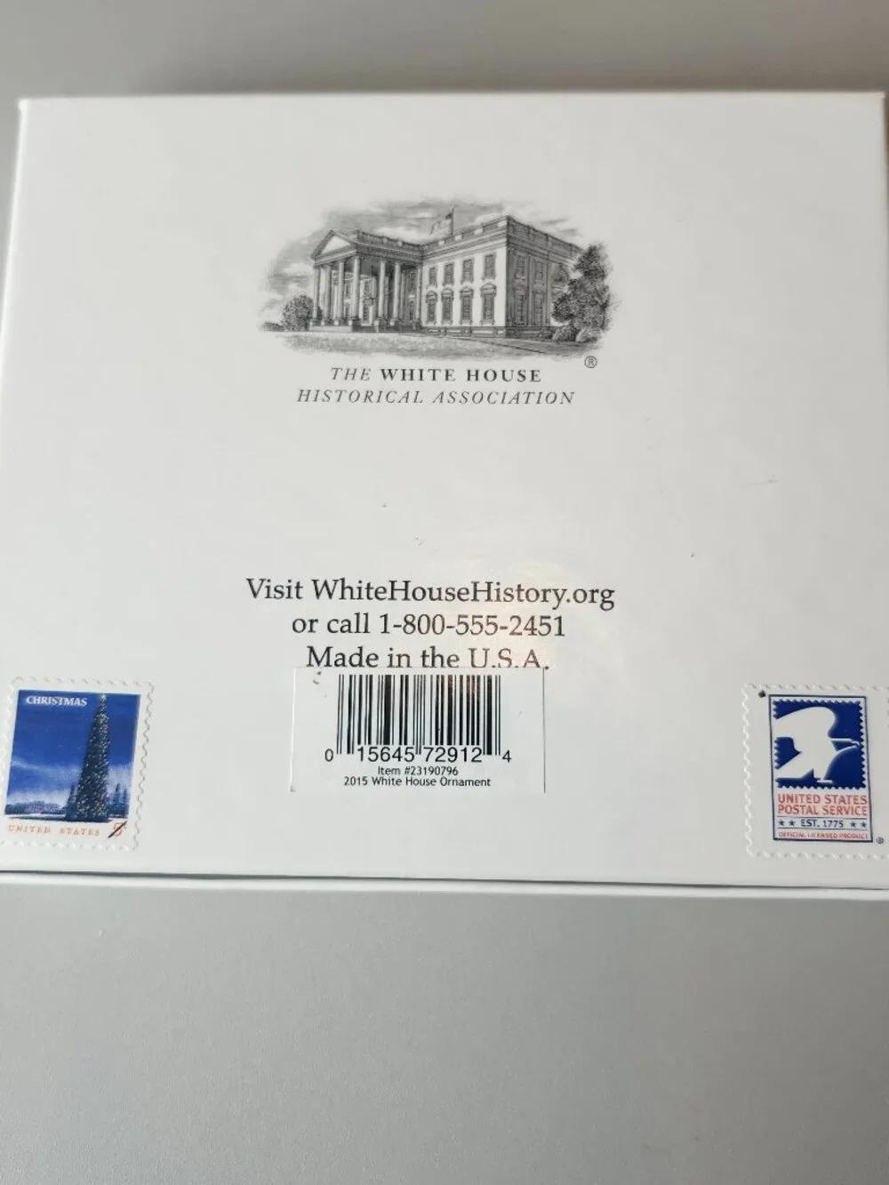 The White House Historical Association Christmas Ornament 2015
